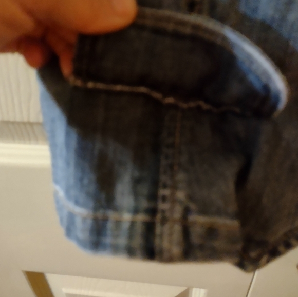 Motto Size Small Denim Distressed Jean Vest - Picture 3 of 7